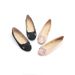 Round Head Flat Sole Black Shallow Mouth Women's Bean Bow Chicken Rolls Shoes Small Sheet_vogvips.com