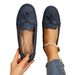 Dou 2025 Spring New Large Women's Flat Single Shoes Le Fu Shoe Goods_vogvips.com