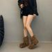 Fashionable Fur Short 2025 New Winter Trendy Comfortable Fleece-Lined Warm Snow Boots For Women_vogvips.com