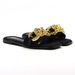 Plus Size Chain Flat Slippers For Women, 2025 Spring/Summer New European And American Style Casual Slippers Wholesale._vogvips.com