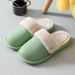 Removable And Washable Cotton Slippers For Women In Winter For Home Use, Indoor Use, Removable Liner, Machine Washable, Waterproof, Furry_vogvips.com