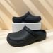 Men's Sandals With Built-In Insoles, Comfortable, Lightweight, Waterproof Chef Work Women's Nurse Shoes, Garden Slippers_vogvips.com