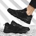 Summer Sneakers Lightweight Men Casual Mesh Breathable Male Footwear Lace Up Walking Shoes Black Tenis Zapatillas Hombre_vogvips.com