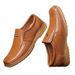 ct Suitable For All Seasons New Men's Genuine Casual Business Formal Brogue Non-Slip Soft Leather Wear-Resistant Sole Dad Shoes_vogvips.com