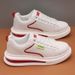 New Soft Men's Trend Air Cushion Board Couple Versatile Thick Sole Small White Shoes Women's Elevated_vogvips.com