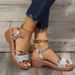2024 European And American Summer New Large Size Peep-Toe Cross-Border Foreign Trade Women's Wedge Sandals_vogvips.com