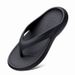 Men's Flip Flops EVA Thick Soled Slippers Summer Anti Slip Black Foot Sandals Minimalist Clip On Beach Shoes_vogvips.com
