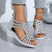 Summer New Women's Casual Comfortable Fashionable Versatile Wedge Sandals - One Size Fits All_vogvips.com