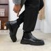 Martin Boots Retro Tooling Boots Lazy Pedal Short Boots_vogvips.com