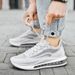 New Sneakers Running Large Size Air Cushion Shoes Cold Bonding Process_vogvips.com