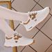 Plus Size Women's Sneakers 2024 New Spring Hot Korean Style Versatile Lightweight Running Leather Dad Shoes Women 5162_vogvips.com