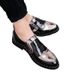 Euro Step 2025 New Four Seasons Hairstylist Casual Pointed British Style Leather Thick Sole Brogue Men Shoes_vogvips.com