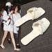 Fairy-style Exquisite French Pearl Slippers Women, 2026 Summer New Flat Sandals To Pair With Dresses, Perfect For_vogvips.com