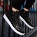 European Warm Series Nightclub Shiny Personality Martin Men's Casual High-top Leather Shoes With Rhinestones Gold Boots Size 48_vogvips.com
