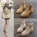 Genuine Martin For Women 2025 Spring Summer Suede Leather Camping Tactical Work Hiking Mountaineering Motorcycle_vogvips.com