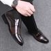 Shake the sound with the new men's formal leather shoes business casual fashion simple pedal lazy shoes a generation of hair_vogvips.com