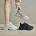 Ins Korean Style New Dad For Women 2025 Spring Student Sports Running Casual Shoes Thick Sole Height Increasing 8821_vogvips.com