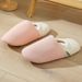 Autumn And Winter Velvet Bag And Cotton Mop Male And Female Couples Silent Soft Sole Silent Floor Shoes At Home Warm Cotton Slippers_vogvips.com