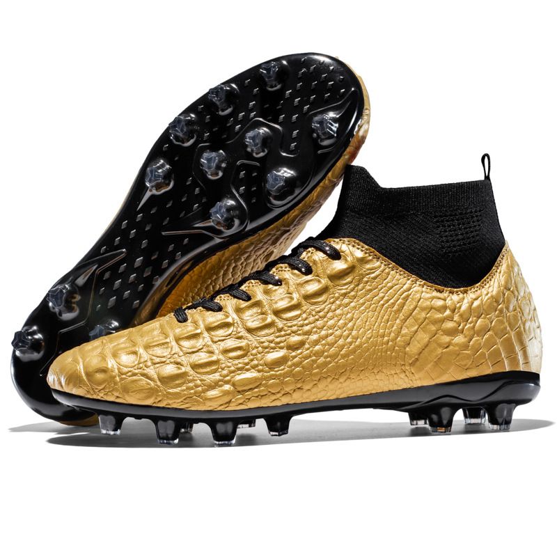Leather Men's Long Nail Football Training Shoes, Indoor And Outdoor Sports Shoes_vogvips.com