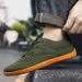 Wide Toe Shoes Soft Sole Barefoot Shoes Loose And Comfortable Sports Fitness Weightlifting Shoes Breathable Non Slip Casual Flying Woven Shoes_vogvips.com