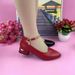 Low-heeled Single Shoes Fashionable Mother Shoes Comfortable Soft-soled Casual Women's One-word Buckle Leather Shoes_vogvips.com