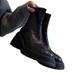 Instant Dispatch~ Chunky Short For Women 2024 Autumn Winter New British Style Thick Sole High Heel Stretch Slim Martin_vogvips.com