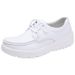 Nurse Shoes Women's Soft Soles White Black Work Shoes Flat Comfortable Light Breathable Rest Idle Little White Shoes_vogvips.com