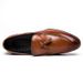 Autumn British Style Men's Slip-On Korean Trendy Hairstylist Pointed Toe Tassel Lazy Casual Leather Shoes_vogvips.com