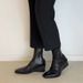 ShoeVault In Stock~ Thick Sole Wedge Square Toe Stretch Slim New Style Back Zipper High Heel Short Commuter Single Boots_vogvips.com