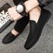 2025 Spring Summer NEW Men's Loafers Comfortable Flat Casual Shoes Men Breathable Moccasins Slip-On Soft Leather Driving Shoes_vogvips.com