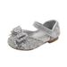 Girls' Princess Bow Sequins Small Large Child Leather Shoes Girls' Student Baby Shoes_vogvips.com