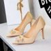 8358-H113 European American Style Floral Beaded Shiny Pointed High-heeled Shoes, Suitable For Xiuhe Dress And Main_vogvips.com