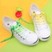 Shoe Accessories color gradient shoelaces sports shoes white shoes canvas shoes children's personality trendy flat shoelaces_vogvips.com