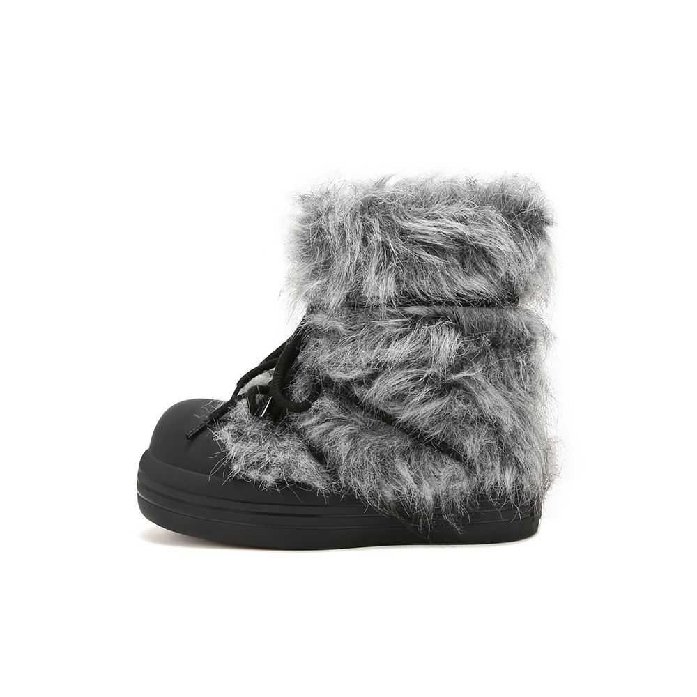 Women's Winter Snow Boots With Faux Fur Lining, Thick Sole & Slip-Resistant, Cozy Comfort For Outdoor & Casual Wear, Light Luxury Style_vogvips.com