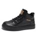Men's Martin Boots, Autumn Breathable High-Top Work Shoes, Trendy Versatile Non-Slip Business Casual Leather Shoes For M_vogvips.com