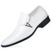 2026 Autumn New Men's Business Formal Leather Shoes, British Style Pointed Toe Slip-On White Casual Shoes 5755_vogvips.com