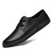 Hollow Breathable Men's Shoes British Style Casual Shoes Single Shoes Men's Shallow Mouth Lace-up Large Size Board Shoes Round Head_vogvips.com