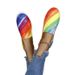Women's For Spring Autumn 2025, New Casual And Versatile Oversized Canvas Shoes, Loafers, Flat Bottomed Color Blocked_vogvips.com
