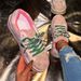 Women's Shoes Full Diamond Thick Bottom Shoes For Women Spring New Color Matching Embroidery Two Color Lace Up Casual Sports Shoes_vogvips.com