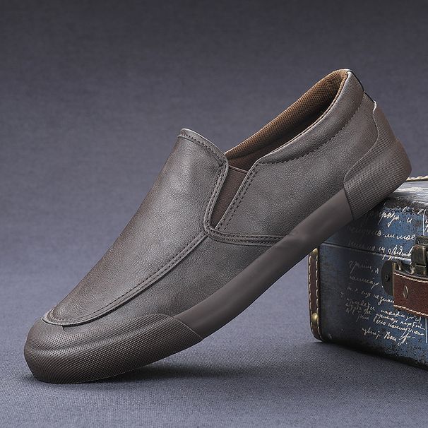 Classic Versatile Fashion Men's Comfortable Trendy Board With One Step, Lazy Shoes_vogvips.com