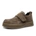 2025 Autumn New Men's Shoes Fau Pig Eight Leather Slip-On Loafers Casual Sneakers_vogvips.com