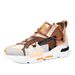 TerraStride Summer Men's Trendy Size 46 Breathable Mesh High-top Sneakers Color-blocking Dad Casual Shoes_vogvips.com