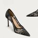 European And American Exy Women' Hoe, Tiletto High-heeled Hallow Pointed Toe 2026 New Meh Hollow Lace Ingle_vogvips.com