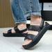 Men's Sandals 4cm Thick Sole Non-Slip Beach Shoes Outdoor Dual-Use Breathable Open Toe Slippers_vogvips.com