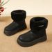 Women's Shoes New Winter Style Thickened Fur Snow Boots ~ Round Toe, Thick Sole, Lightweight Platform, Plus Size Short Boots For Women._vogvips.com