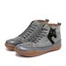 Martin For Women 2023 Low-Cut Flat Single Boots Round Toe Lace-Up Color Block Plus Size 43 Casual Shoes_vogvips.com