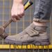 Construction Work Anti-smash Anti-puncture Safety Men Steel Toe Scald Proof Welding Boots Indestructible Shoes_vogvips.com