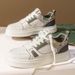 Men’s Lightweight Spring Summer Sneakers With Breathable Mesh Upper, Round Toe, Low-Heel Rubber-Plastic Sole, Lace-Up Casual Skate Style_vogvips.com