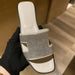 In Stock 2026 Spring/Summer New H Soft Sole Slide Sandals With Fine Glitter, Suitable For Outdoor Wear, Fashionable And_vogvips.com