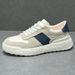 Genuine Leather White Sneakers For Men, Spring New Trendy Lightweight Versatile Soft Sole Sheepskin Comfortable Casual_vogvips.com